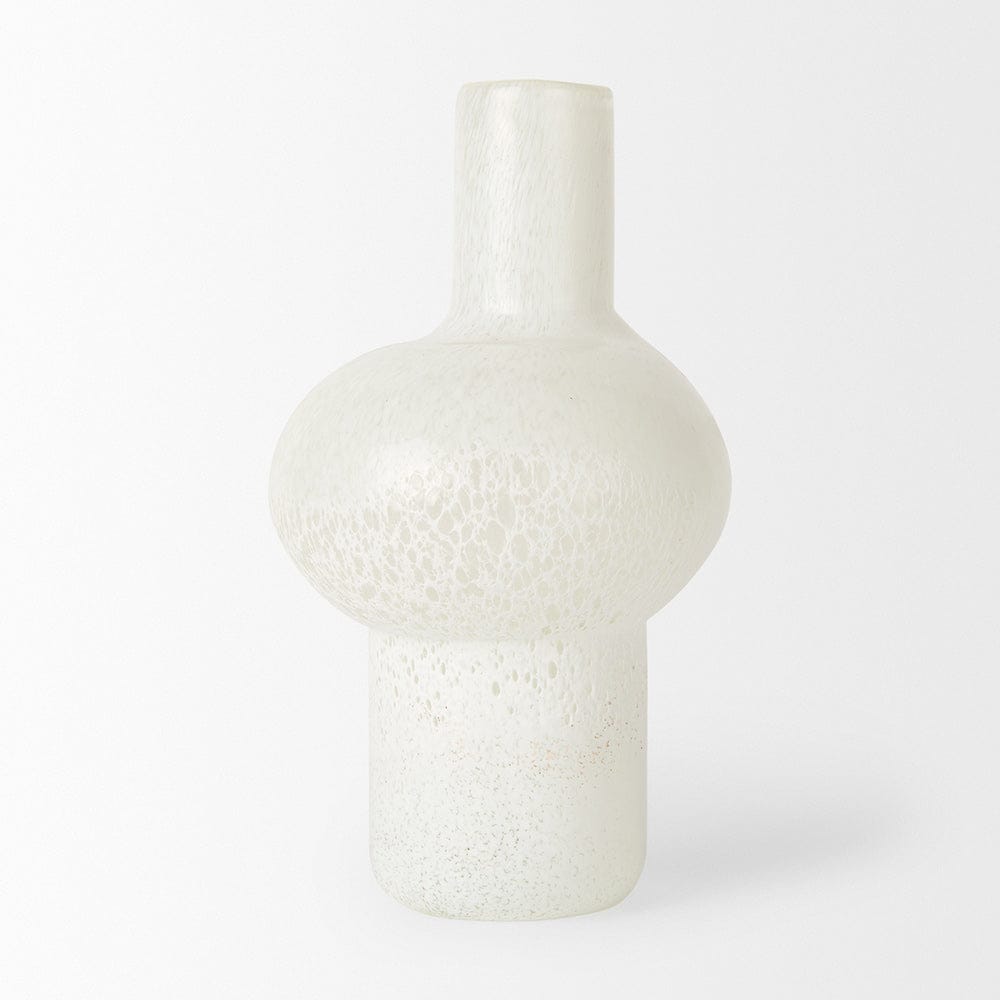 Mercana - Heket Tall White Glass Vase - 70347 view 5