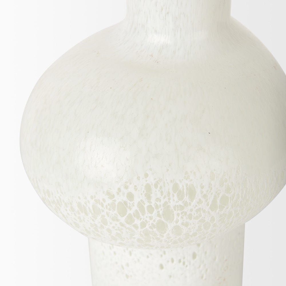 Mercana - Heket Tall White Glass Vase - 70347 view 7