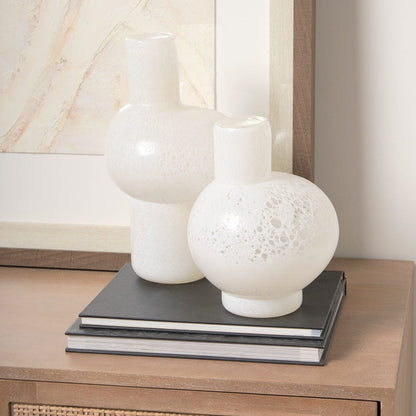 Mercana - Heket Tall White Glass Vase - 70347 view 9