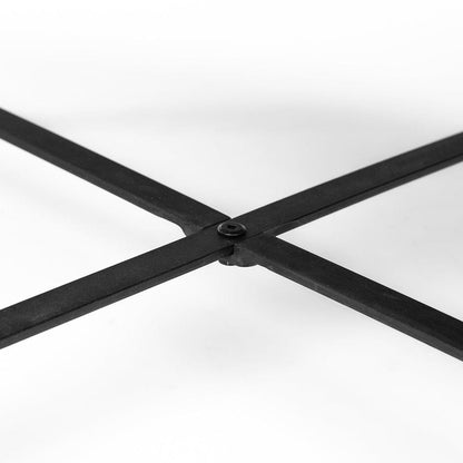 Mercana - Helios Brown Solid Wood Top Black Metal Base Nesting Coffee Tables (Set of 2) - 69012 view 5