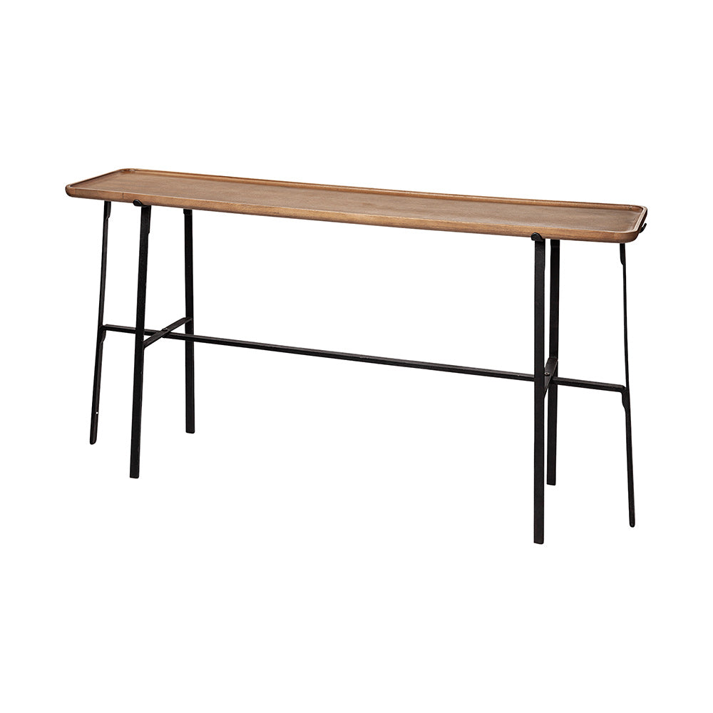 Mercana - Helios II 60L x 14W x 29H Rectangular Brown Raised Edge Top Console Table - 69013 view 1
