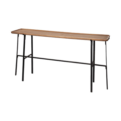 Mercana - Helios II 60L x 14W x 29H Rectangular Brown Raised Edge Top Console Table - 69013 view 1