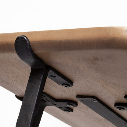 Mercana - Helios II 60L x 14W x 29H Rectangular Brown Raised Edge Top Console Table - 69013 view 5