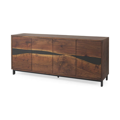 Mercana - Hemlock 69L x 18W x 30H Brown Wood Sideboard - 69734 view 1