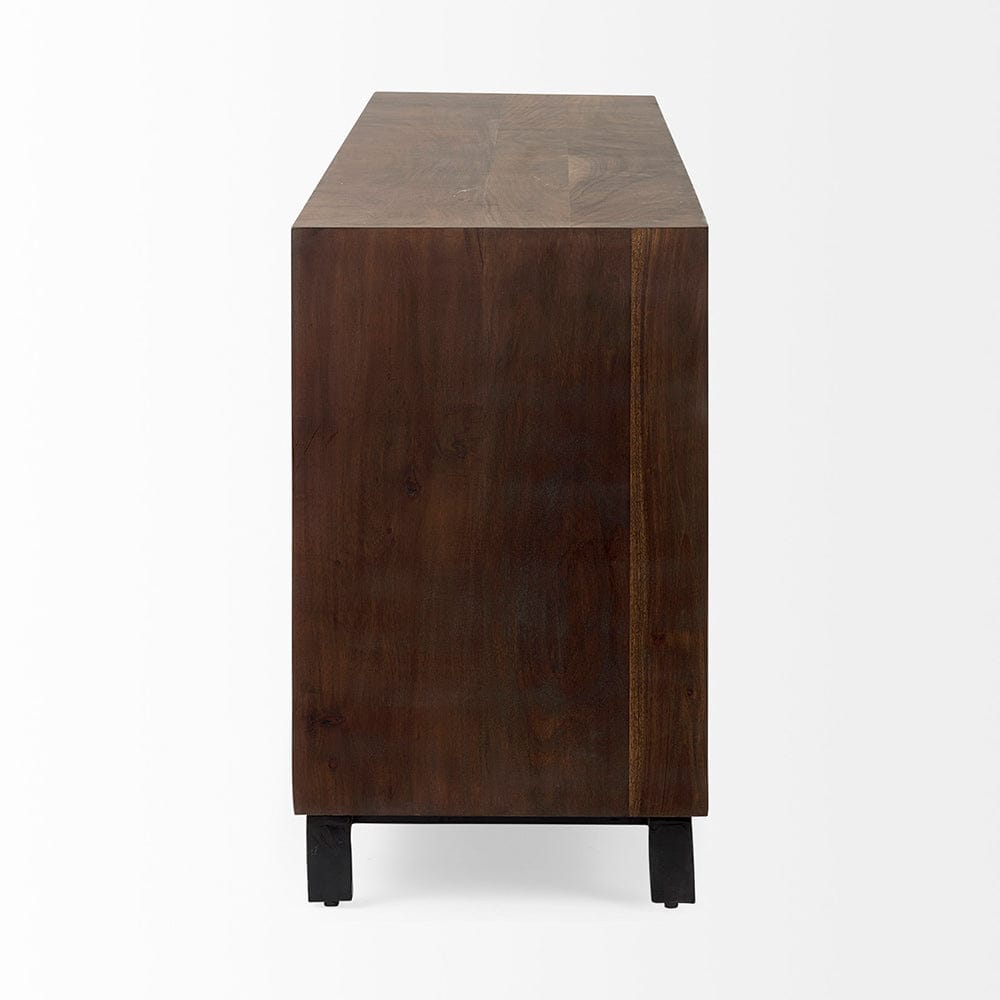 Mercana - Hemlock 69L x 18W x 30H Brown Wood Sideboard - 69734 view 3