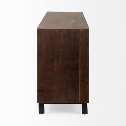 Mercana - Hemlock 69L x 18W x 30H Brown Wood Sideboard - 69734 view 3