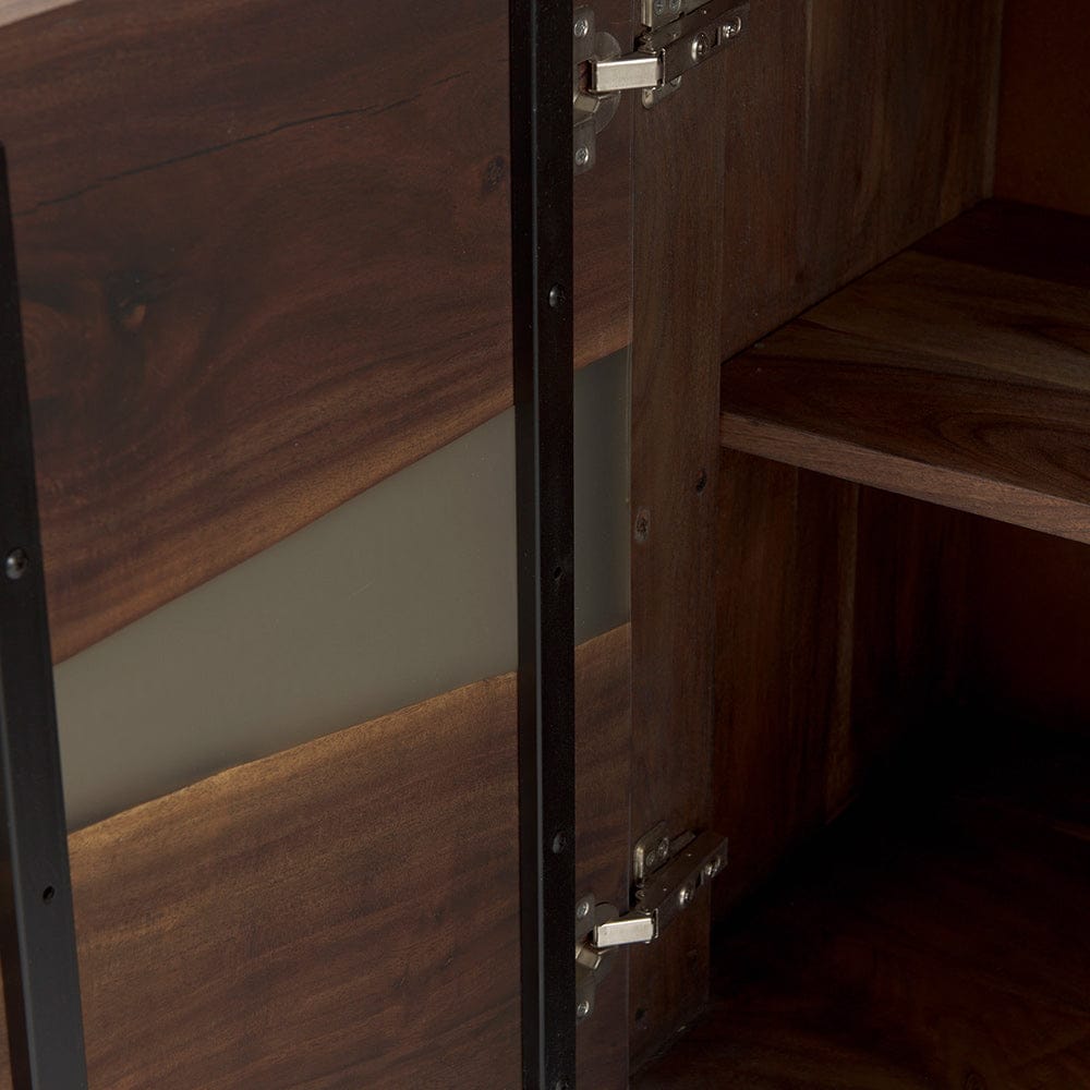 Mercana - Hemlock 69L x 18W x 30H Brown Wood Sideboard - 69734 view 9