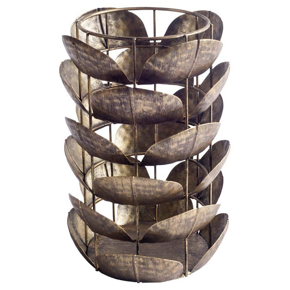 Mercana - Henley I Small Bronze Metal Decorative Table Candle Holder - 57881_CLOSEOUT view 1