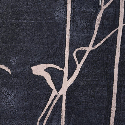 Mercana - Herbes Hautes Indigo II by Mercana Studio a Hand Embellished Textured Framed Art Print - 15267 view 7