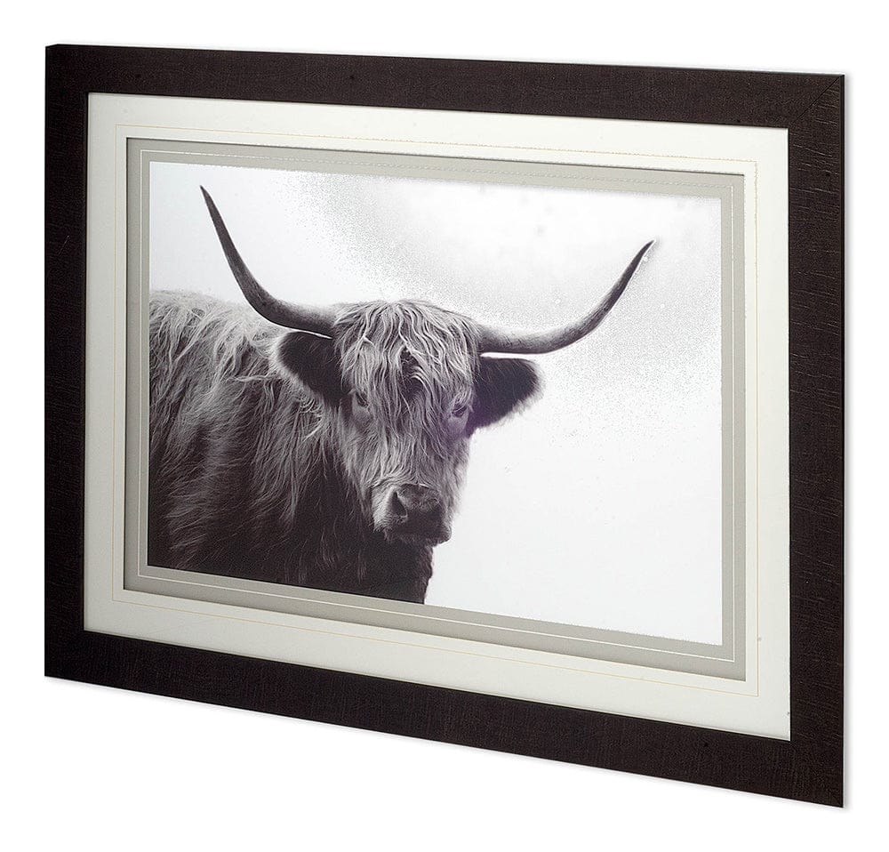 Mercana - Highland Haze by Bill Philip a Hand Embellished Textured Framed Art Photograph Matted under Glass - 11323 view 1