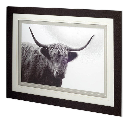 Mercana - Highland Haze by Bill Philip a Hand Embellished Textured Framed Art Photograph Matted under Glass - 11323 view 1