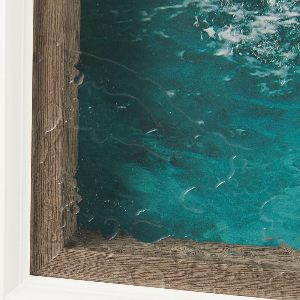 Mercana - Hobie Sailing by Mercana Studio a Hand Embellished Textured Framed Art Print Matted under Glass - 13927 view 5