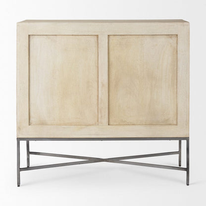 Mercana - Hogarth 36.0L x 16.0W x 34.0H 2 Door Blonde Wood Accent Cabinet - 69752_CLOSEOUT view 4