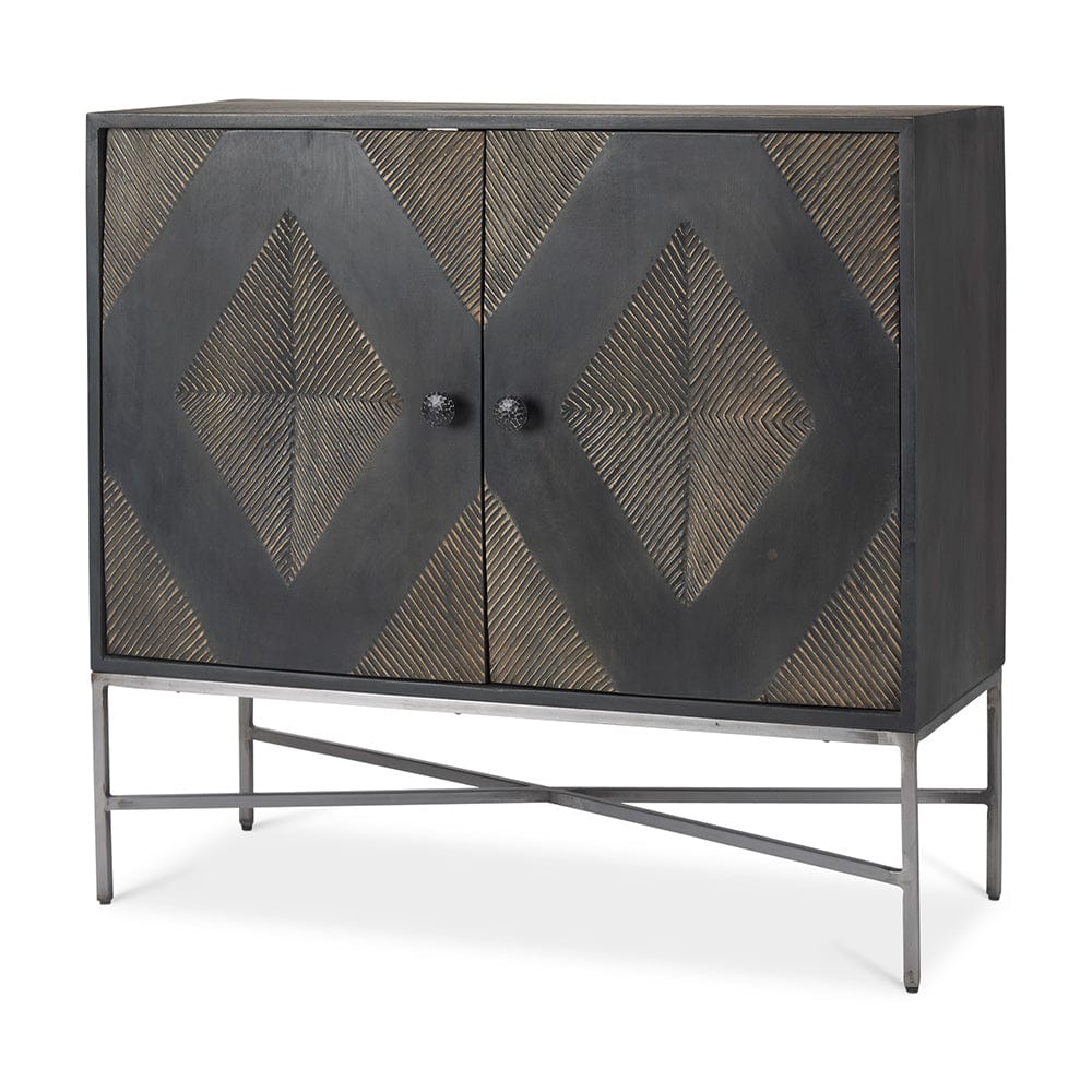 Mercana - Hogarth 36.0L x 16.0W x 34.0H 2 Door Dark Accent Cabinet - 69751 view 1