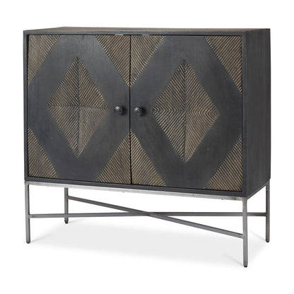 Mercana - Hogarth 36.0L x 16.0W x 34.0H 2 Door Dark Accent Cabinet - 69751 view 1