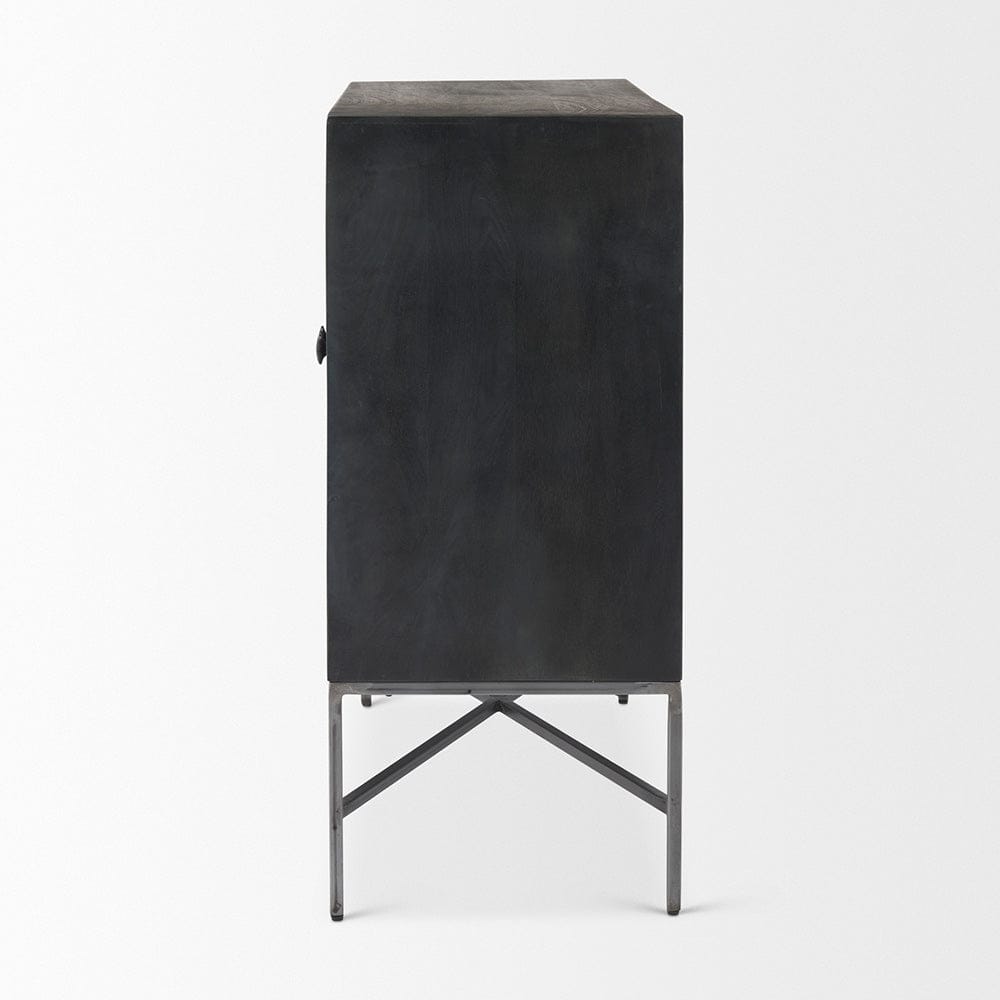 Mercana - Hogarth 36.0L x 16.0W x 34.0H 2 Door Dark Accent Cabinet - 69751 view 3