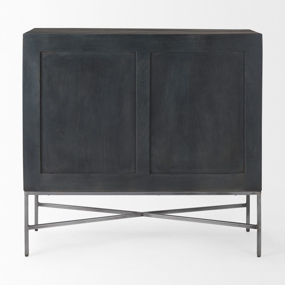 Mercana - Hogarth 36.0L x 16.0W x 34.0H 2 Door Dark Accent Cabinet - 69751 view 4