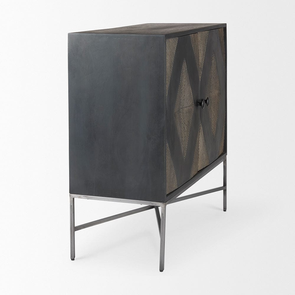Mercana - Hogarth 36.0L x 16.0W x 34.0H 2 Door Dark Accent Cabinet - 69751 view 5