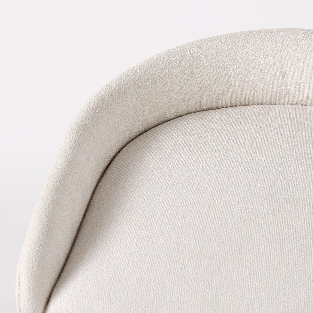 Mercana - Hollyfield II Cream Fabric Seat W/ Gold Metal Base Bar Stool - 69456 view 8