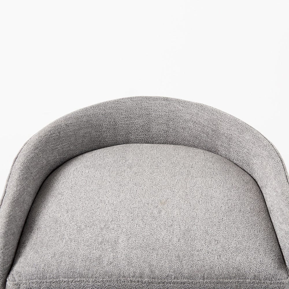 Mercana - Hollyfield II Gray Fabric Seat W/ Gray Metal Base Counter Stool - 69455 view 6