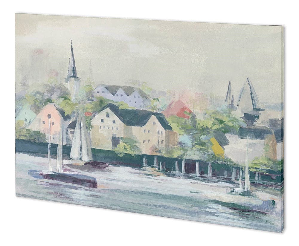 Mercana - Home Port II by Mercana Studio a Hand Embellished Textured Canvas - 100880-L view 1
