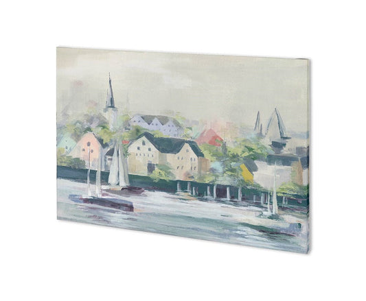 Mercana - Home Port II by Mercana Studio a Hand Embellished Textured Canvas - 100880-S view 1