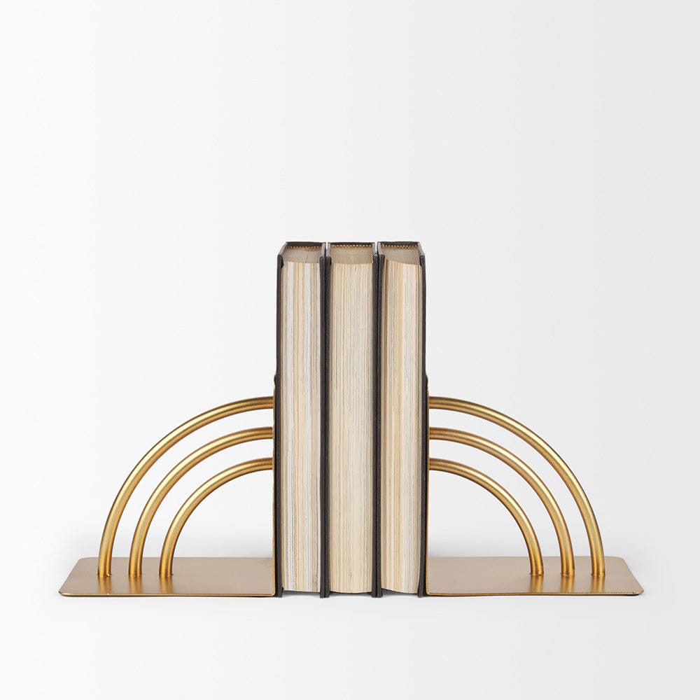 Mercana - Hope Gold Metal Bookends - 70525 view 2