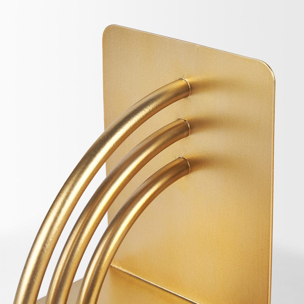 Mercana - Hope Gold Metal Bookends - 70525 view 6
