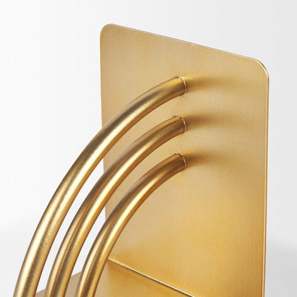 Mercana - Hope Gold Metal Bookends - 70525 view 6