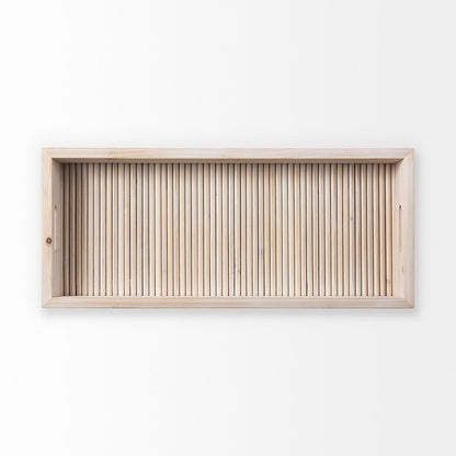 Mercana - Horatio 28L x 12W Natural Wood Rectangular Serving Tray - 68993 view 7