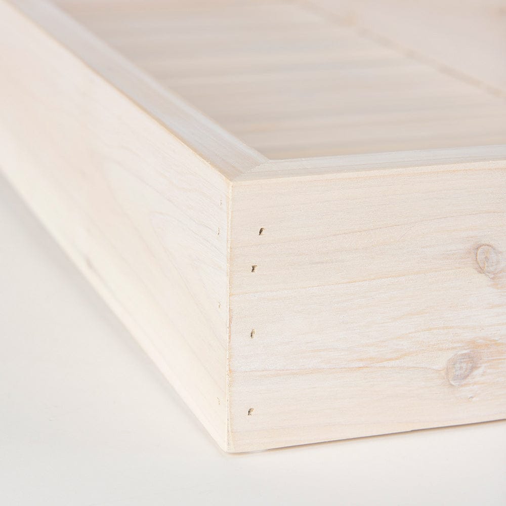 Mercana - Horatio 28L x 12W Natural Wood Rectangular Serving Tray - 68993 view 8