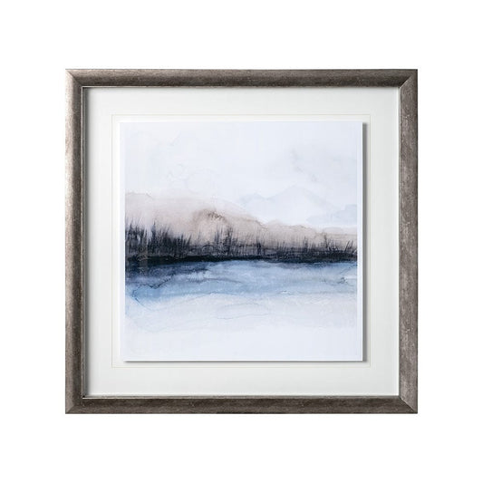 Mercana - Horizon Shadow II by Grace Popp a Hand Embellished Textured Framed Art Print Matted under Glass - 12742 view 1