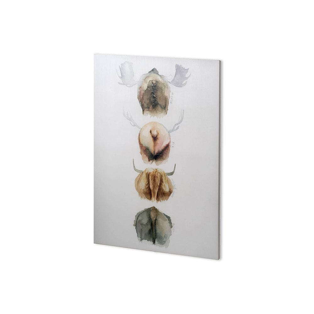 Mercana - Horn & Tail Study I by Mercana Studio a Hand Embellished Textured Canvas - 100730-S view 1