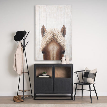 Mercana - Horse Fringe Painting on Wood - 69757 view 9