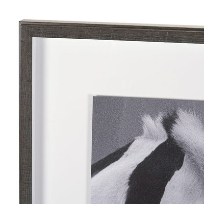 Mercana - Horse Harmony - Nuzzle by Laura Warren a Hand Embellished Framed Art Print Matted under Glass - 15766 view 4