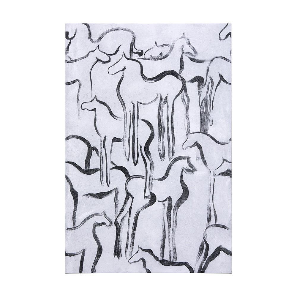 Mercana - Horse Herd I by Mercana Studio a Hand Embellished Textured Canvas - 102271-L view 1