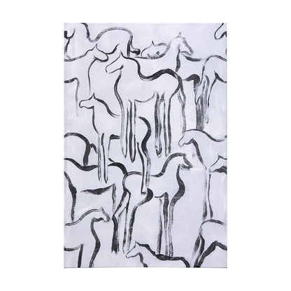 Mercana - Horse Herd I by Mercana Studio a Hand Embellished Textured Canvas - 102271-L view 1