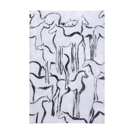Mercana - Horse Herd I by Mercana Studio a Hand Embellished Textured Canvas - 102271-L view 1