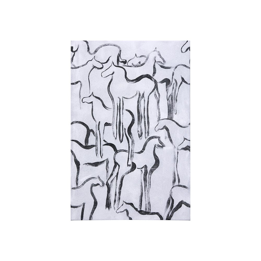 Mercana - Horse Herd I by Mercana Studio a Hand Embellished Textured Canvas - 102271-S view 1