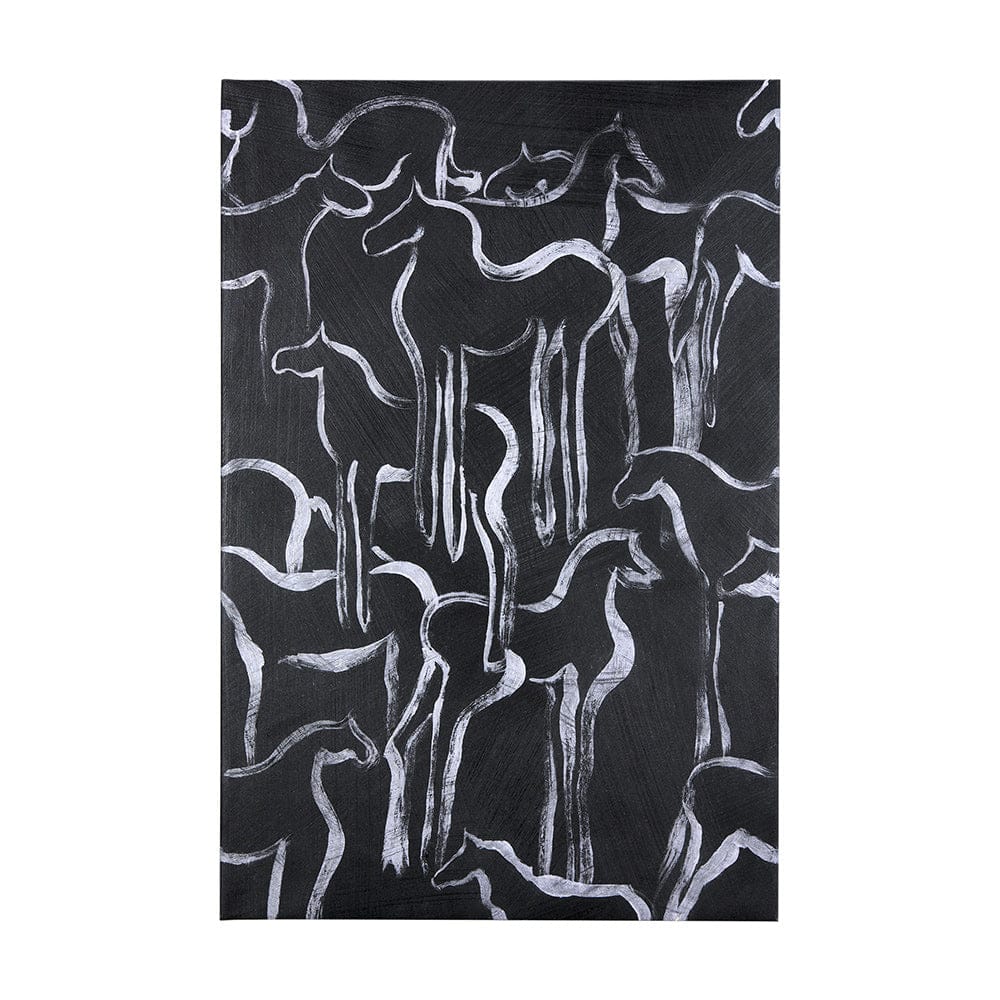 Mercana - Horse Herd II by Mercana Studio a Hand Embellished Textured Canvas - 102272-L view 1
