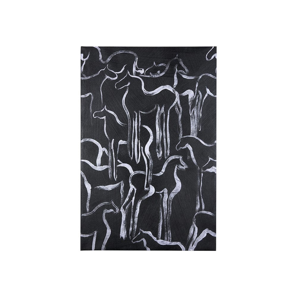 Mercana - Horse Herd II by Mercana Studio a Hand Embellished Textured Canvas - 102272-S view 1