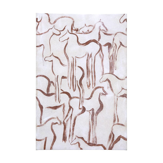 Mercana - Horse Herd III by Mercana Studio a Hand Embellished Textured Canvas - 102273-L view 1
