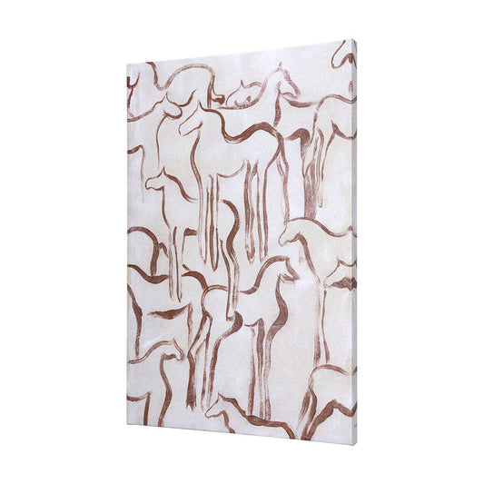 Mercana - Horse Herd III by Mercana Studio a Hand Embellished Textured Canvas - 102273-L view 2