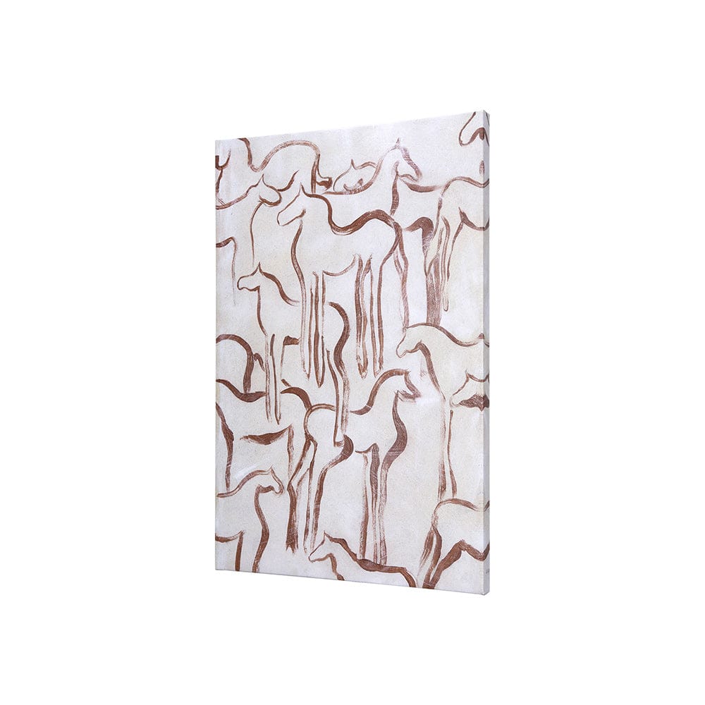 Mercana - Horse Herd III by Mercana Studio a Hand Embellished Textured Canvas - 102273-S view 2