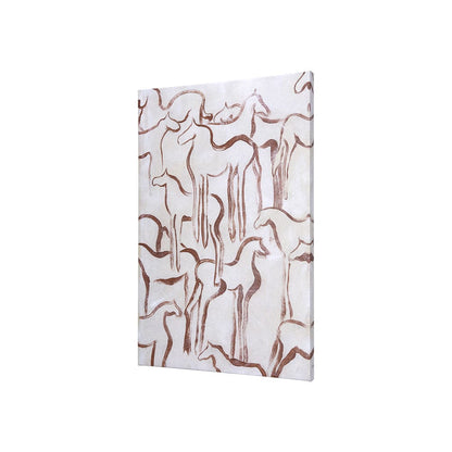 Mercana - Horse Herd III by Mercana Studio a Hand Embellished Textured Canvas - 102273-S view 2