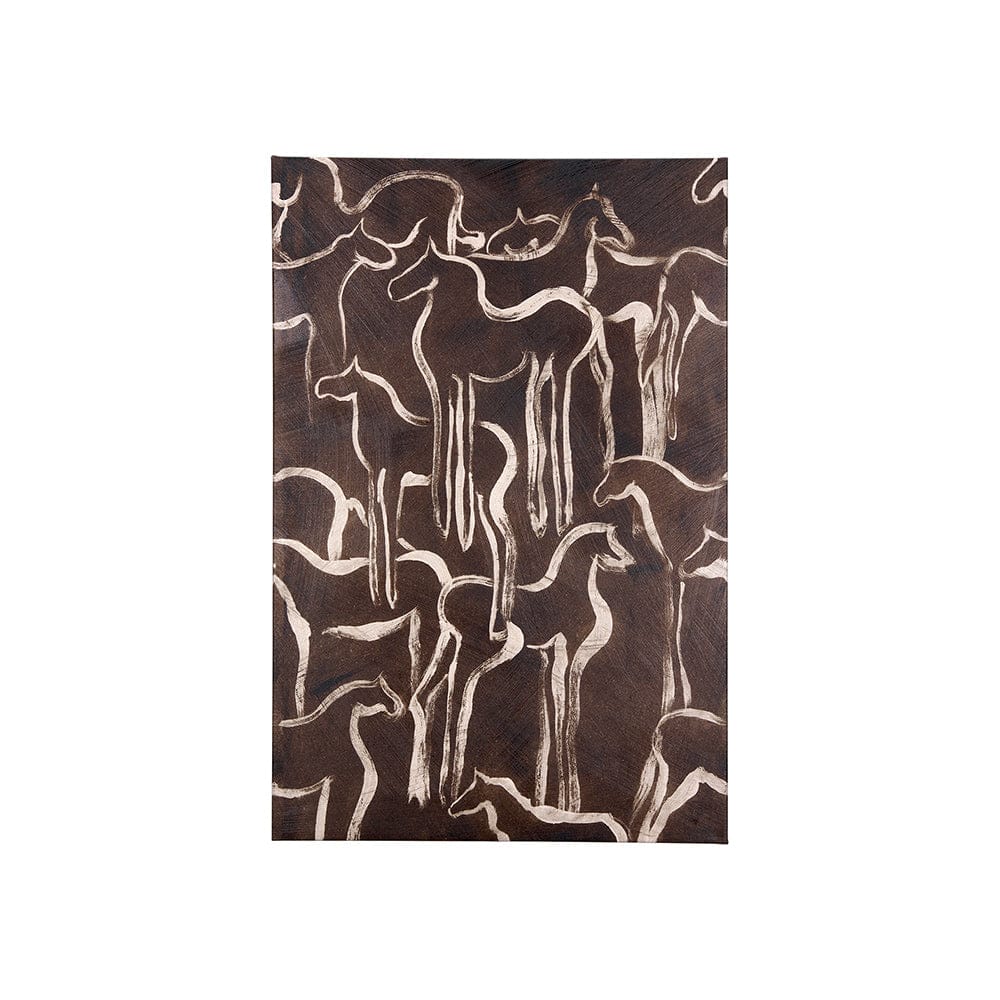 Mercana - Horse Herd IV by Mercana Studio a Hand Embellished Textured Canvas - 102274-S view 1