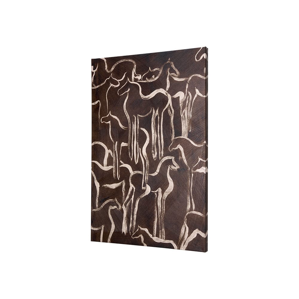Mercana - Horse Herd IV by Mercana Studio a Hand Embellished Textured Canvas - 102274-S view 2