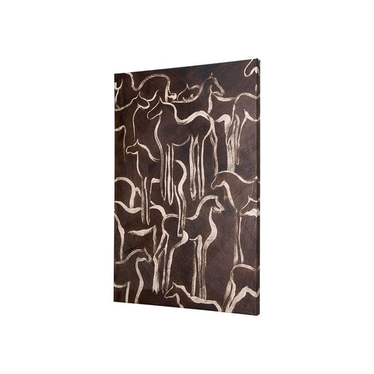 Mercana - Horse Herd IV by Mercana Studio a Hand Embellished Textured Canvas - 102274-S view 2