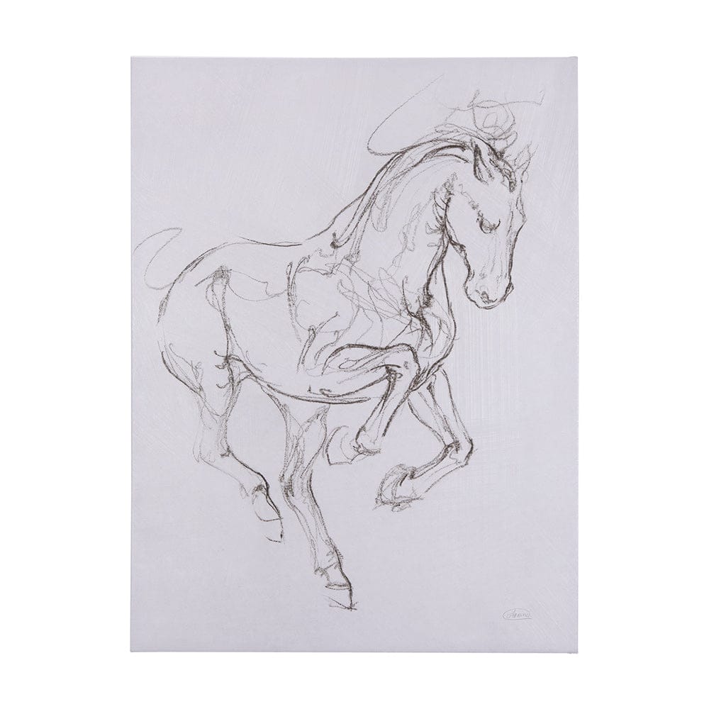 Mercana - Horse I by Mercana Studio a Hand Embellished Textured Canvas - 102226-L view 1