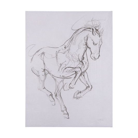 Mercana - Horse I by Mercana Studio a Hand Embellished Textured Canvas - 102226-L view 1
